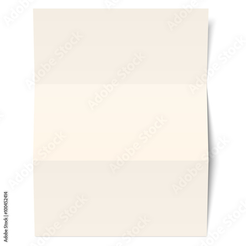 Empty sheet of paper