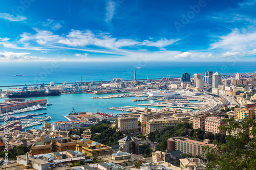 Port of Genoa in Italy