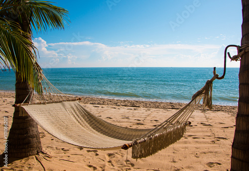 A Hammock on the beach, Hua-Hin, Thailand