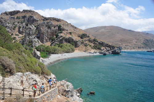 Küste und Strand bei Preveli / Insel Kreta