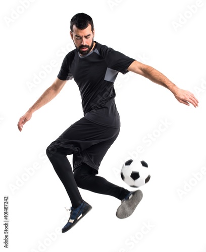 Man playing football