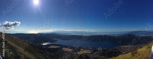 Hakone lake in Japan
