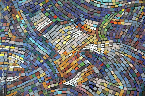Ceramic mosaic background