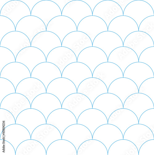 Wave Blue Pattern. Wave Background in Vector