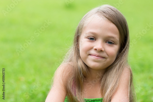 Portrait of a wonderful little girl