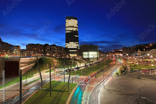 bilbao de noche vista aerea 7322-f16