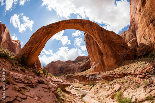 Rainbow Arch at the Lake Powell, Utah