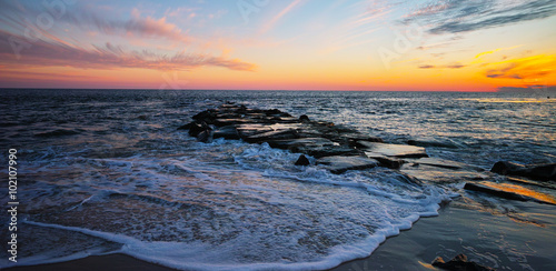 Cape may seashore sunset