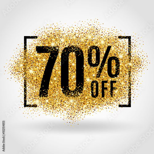 Gold sale 70% percent