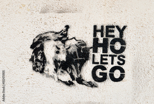 Hey Ho Let's Go Graffiti