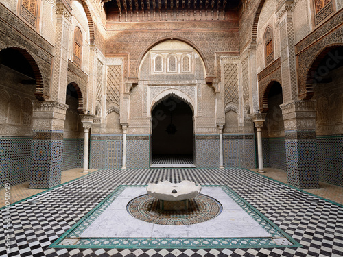 The Al-Qarawiyyin Mosque. Fez, Morocco