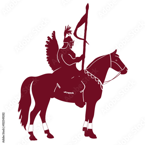 knight on horseback 