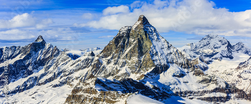 Swiss Alps - Matterhorn, Switzerland, panorama 