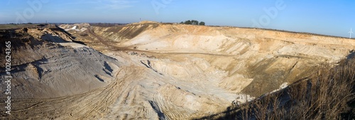 Wyrobisko kopalni piasku