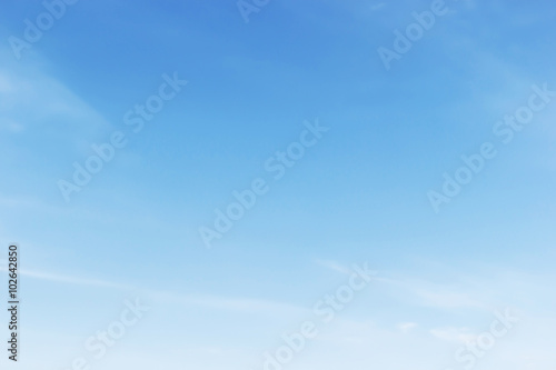 Fantastic soft white clouds against blue sky background, soft fo