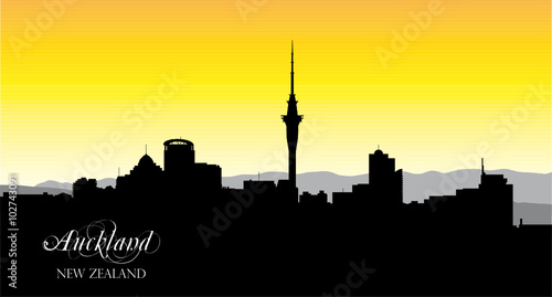auckland silhouette