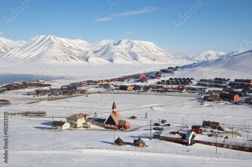 Mechanisms of old system to transport coal in Longyearbyen, Spitsbergen