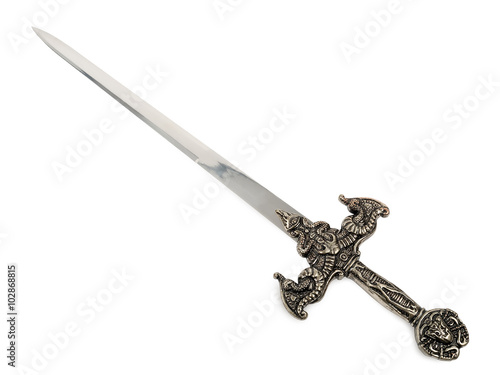 Steel letter opener