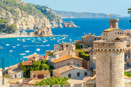 Tossa de Mar, Costa Brava, Spain.