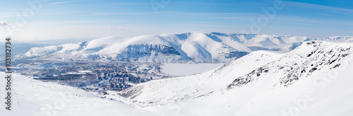 City in the northern mountains