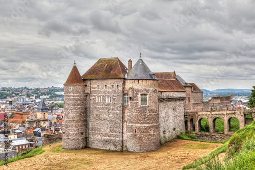 Castle of city Dieppe, Normandy