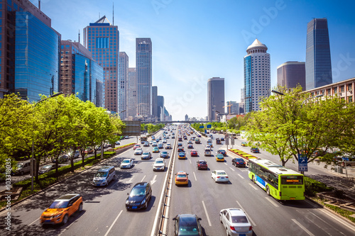 The central business district in beijing,China