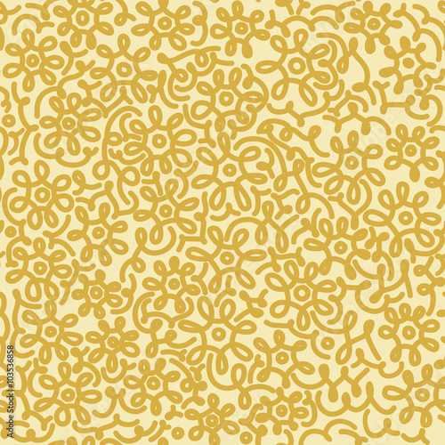 Light floral chamomile retro vintage seamless pattern. Template