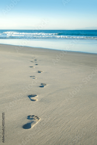 Fußspuren im Sand