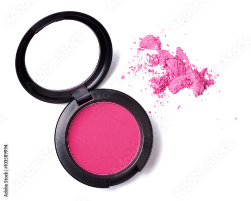 Rouge Blush pink Kosmetik Makeup isoliert