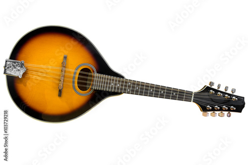 mandolin isolated on white background