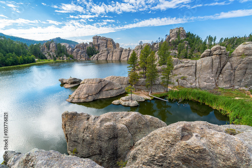 Beautiful Sylvan Lake in Custer State Park