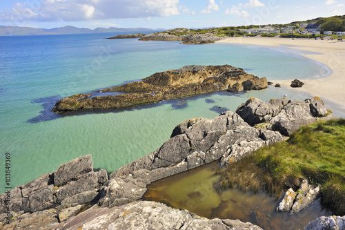 Beach landscape in Ireland