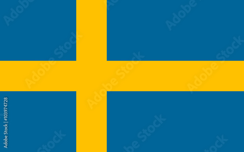 Vector of Swedish flag.