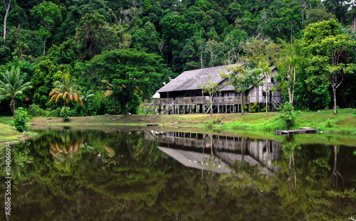 Long house in Sarawak 