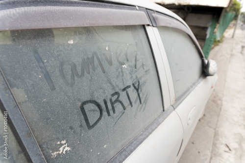 Very dirty car