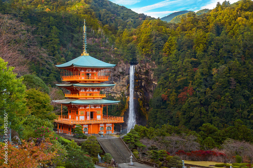 Pagoda of Seiganto-ji Temple in Wakayama, Japan