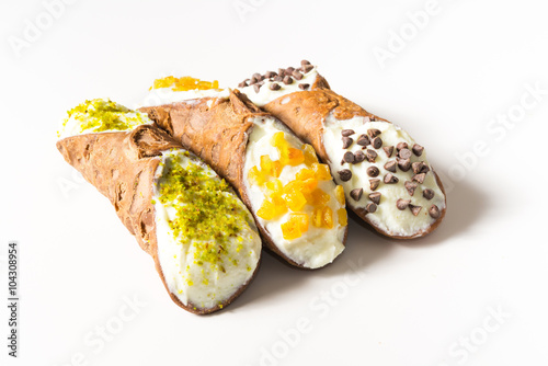 Cannoli, traditional homemade