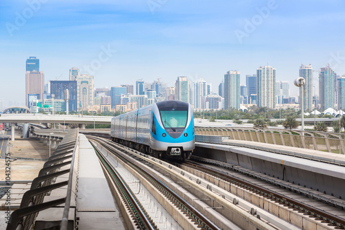 Dubai metro railway