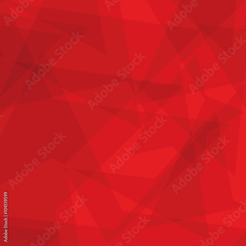 Red star polygon background