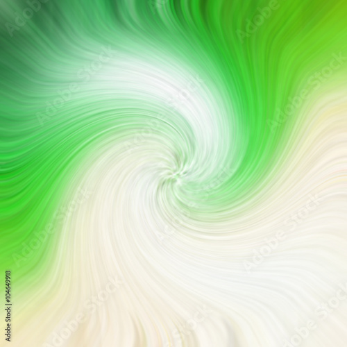 Абстрактный зеленый фон световая спираль, волна. Психоделический узор.