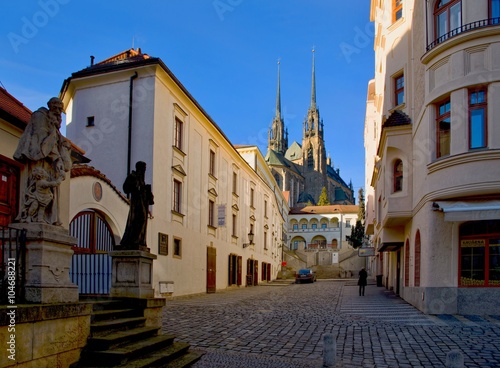 In old centre town Brno