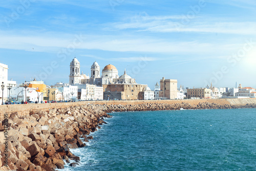 Cathedral View in Cadiz Spain