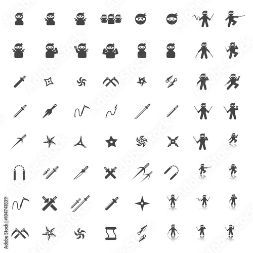 ninja icon set