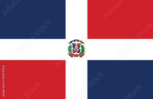 Dominican Republic flag.