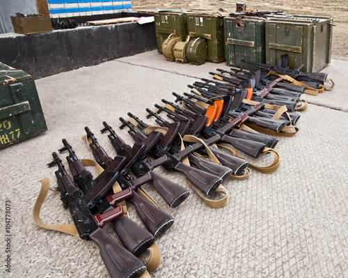 confiscated weapons