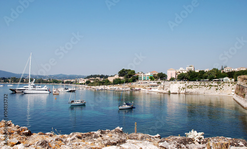 Greek Island of Corfu, city Kerkyra, Greece View from the fortress