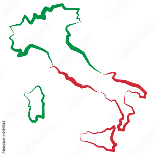 Włochy - mapa 