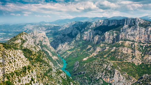 Beautiful landscape of the Gorges Du Verdon in France