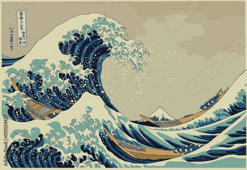 The big wave off Kanagawa - Hokusai