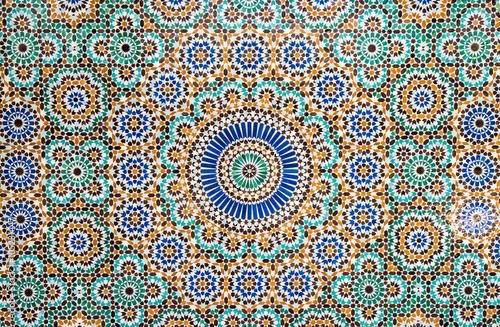 moroccan vintage tile background